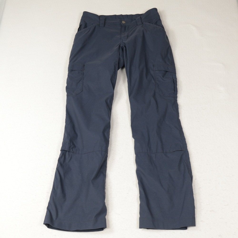Duluth Trading Co Dry on the Fly Cargo Pants Navy Blue Women 2x31 Hiking Outdoor
